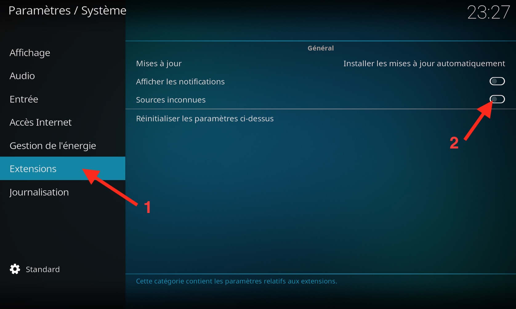 installation kodi 2022