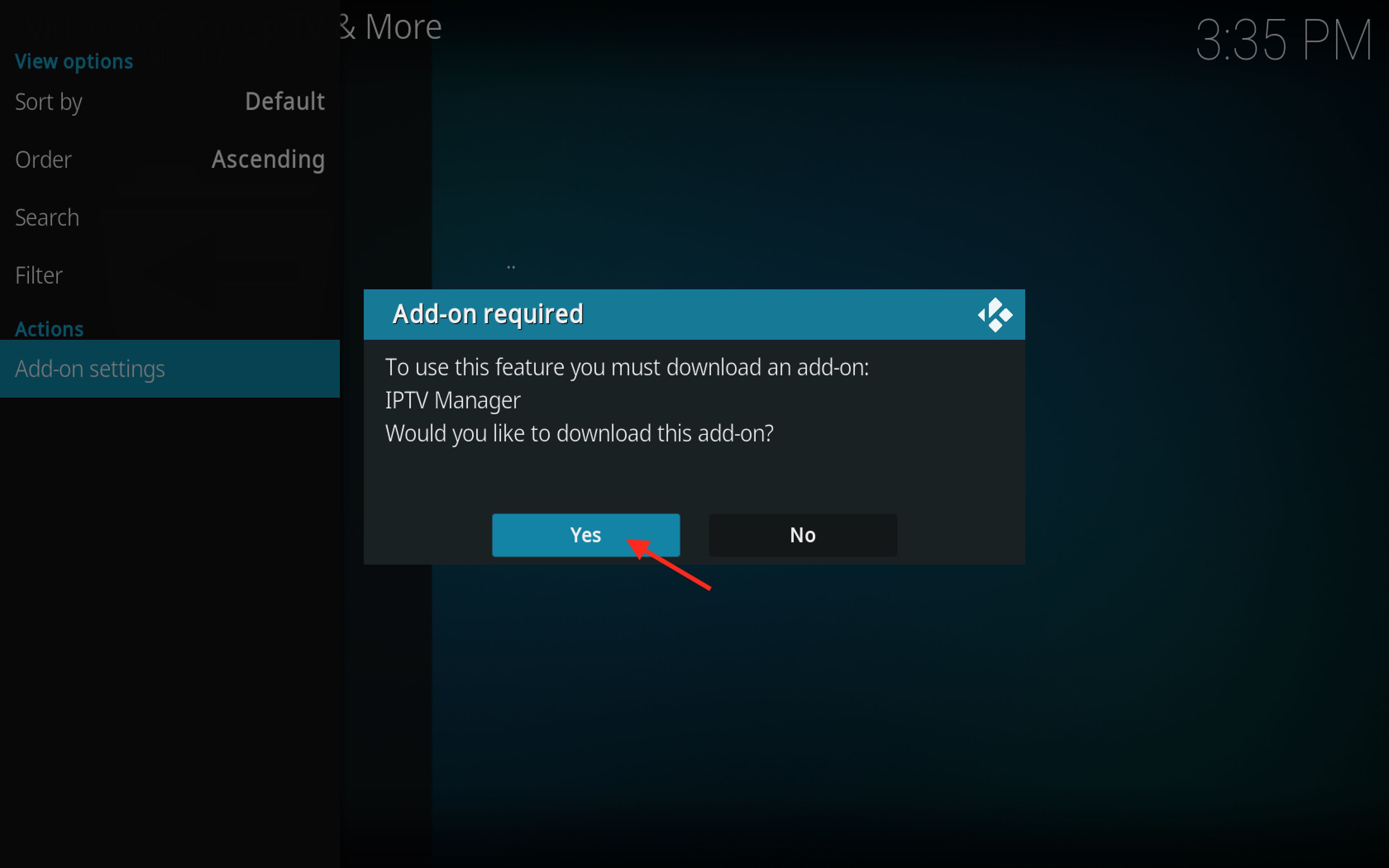 how to use kodi for live tv